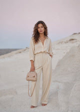 YARI Mini Top-Handle Bag — Blush