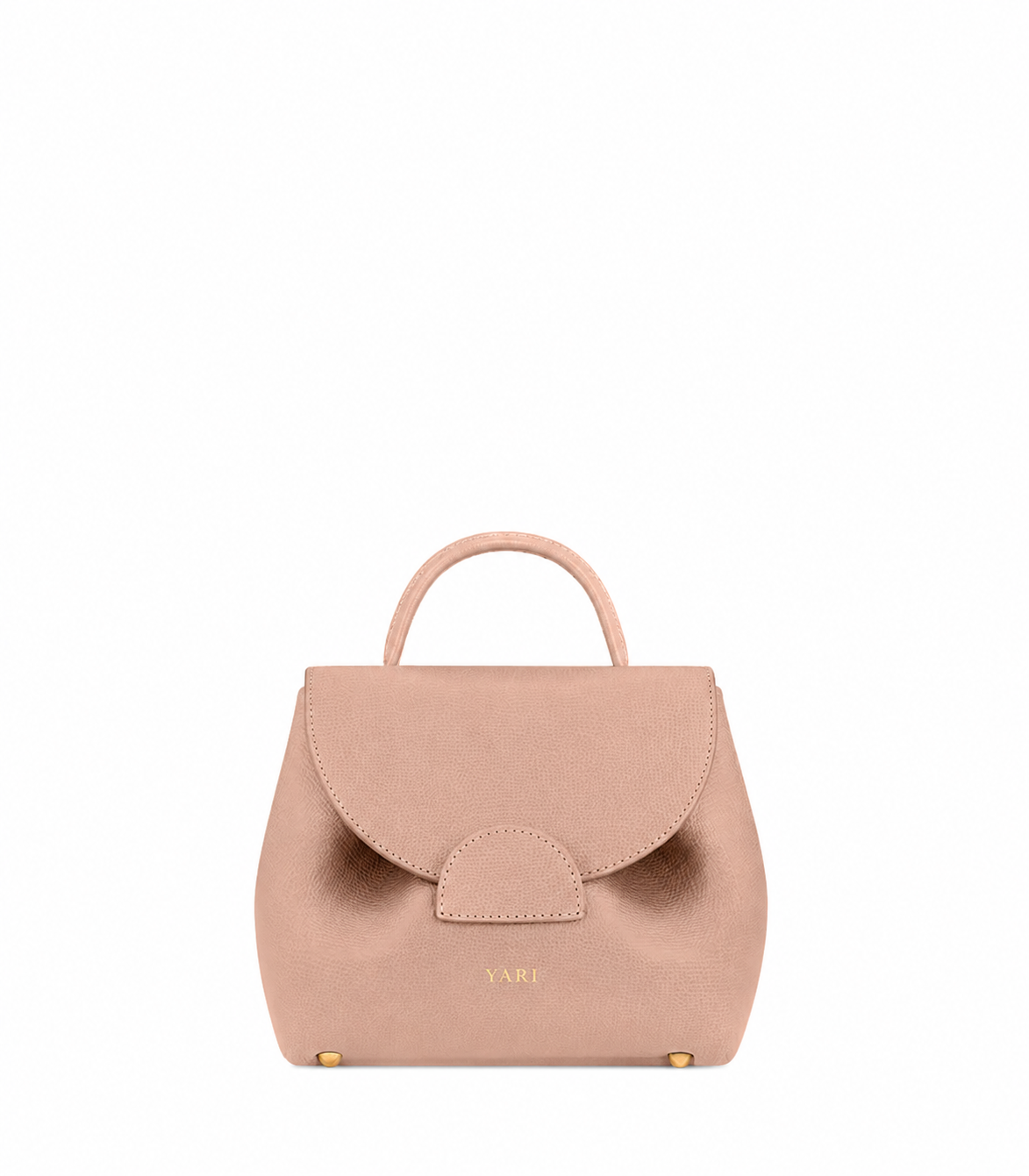 YARI Mini Top-Handle Bag — Blush