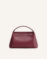YARI Classic Top-Handle Bag – Burgundy