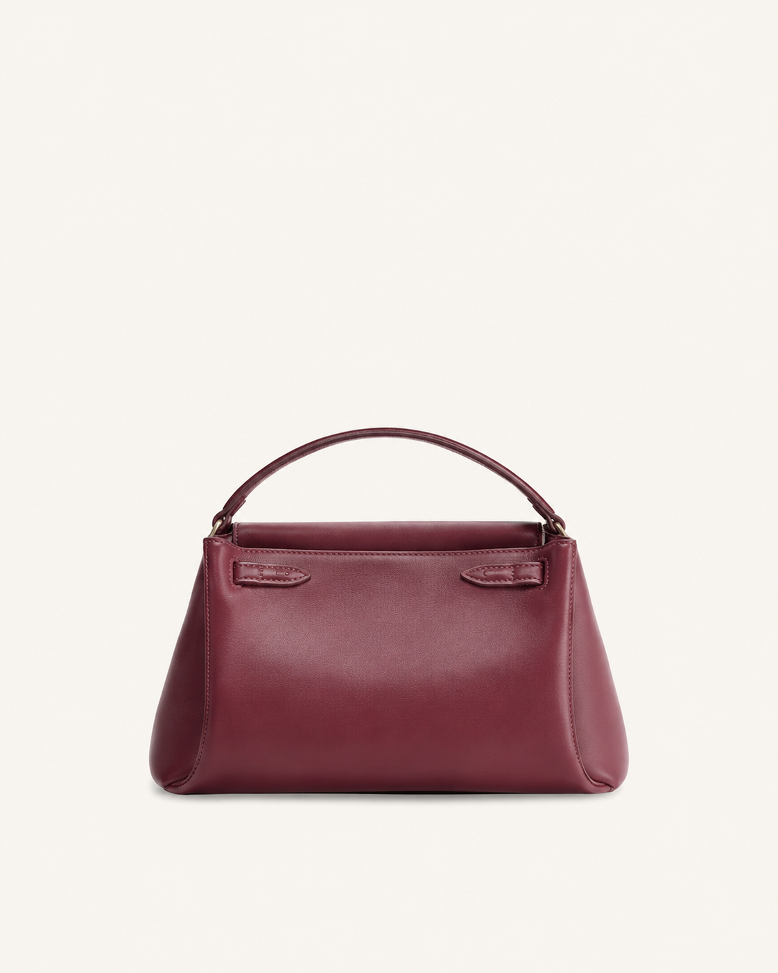 YARI Classic Top-Handle Bag – Burgundy