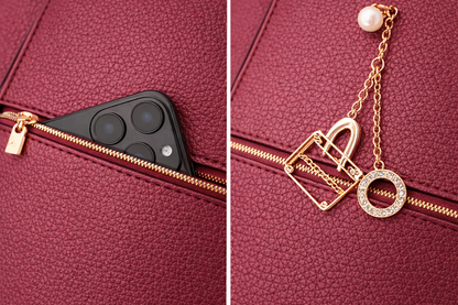Crimson Grace Luxe Structured Satchel