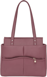 Purple Pu Tote Bag For Women