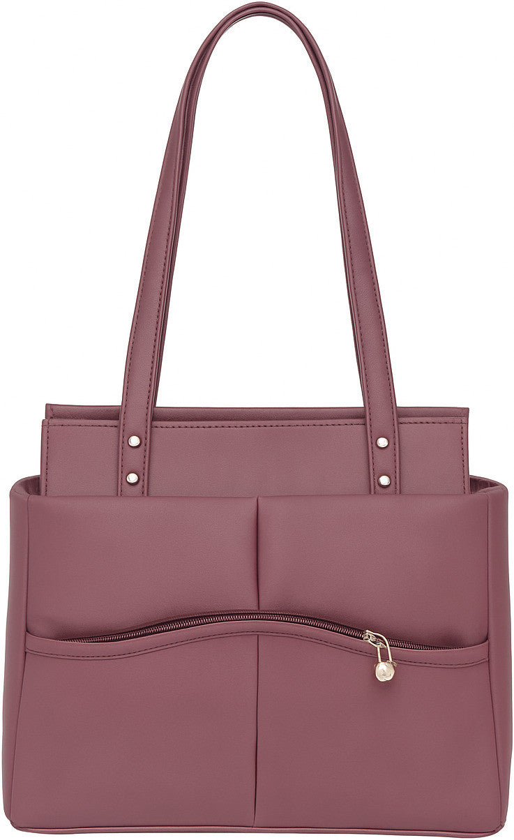 Purple Pu Tote Bag For Women