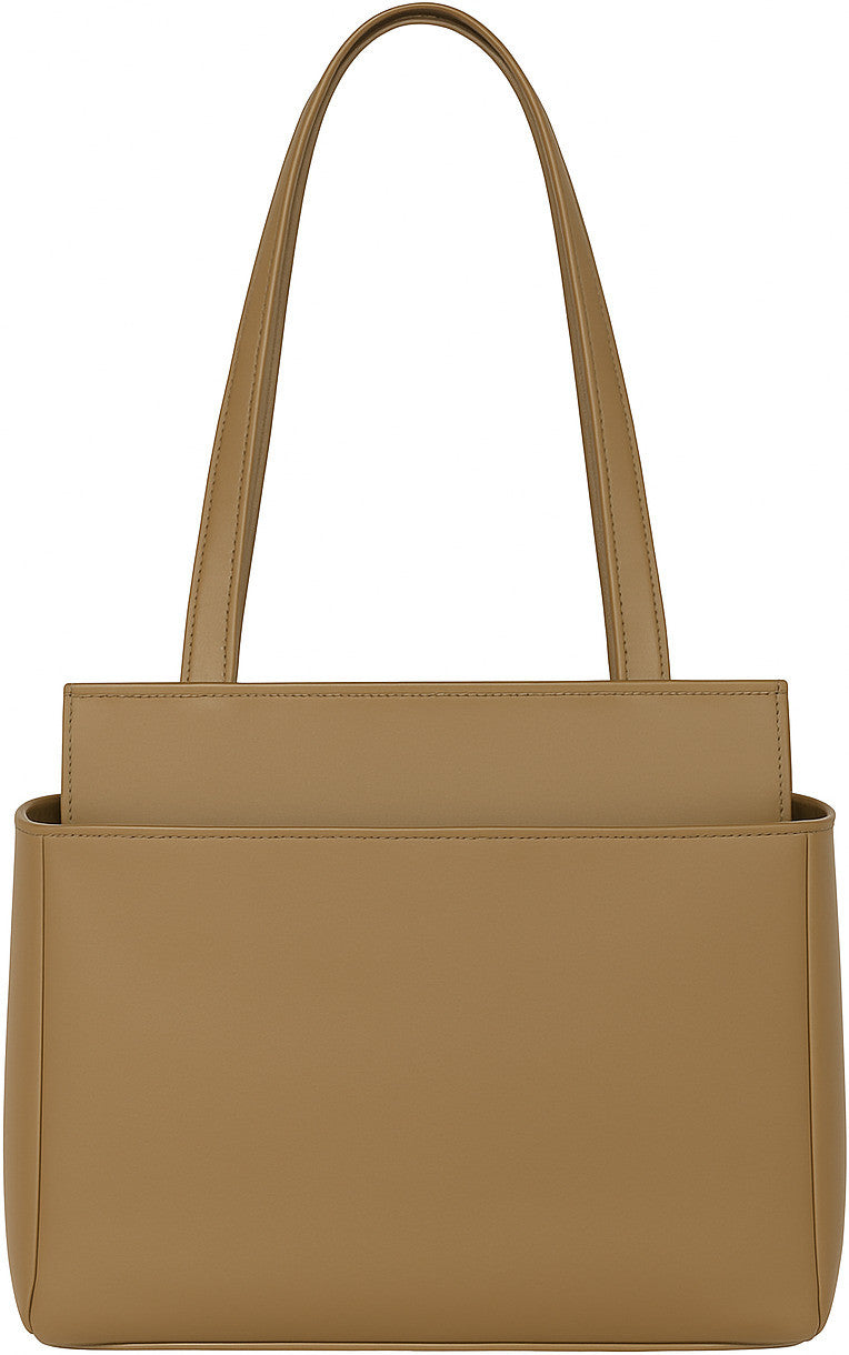 Brown Pu Tote Bag For Women