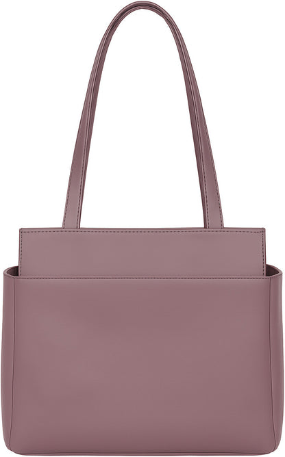 Antique Pink Pu Tote Bag For Women