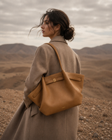 YARI Structured Tote Bag – Camel
