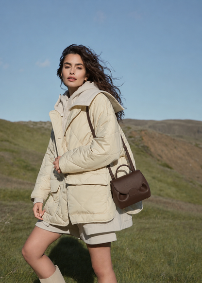 YARI Mini Top-Handle Bag — Espresso