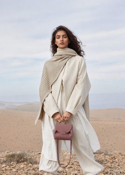 YARI Mini Top-Handle Bag — Rose