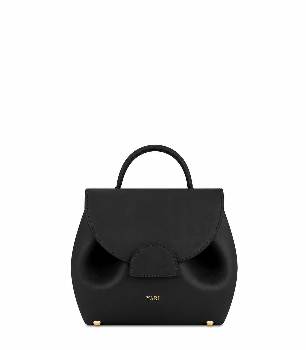 YARI Mini Top-Handle Bag — Noir