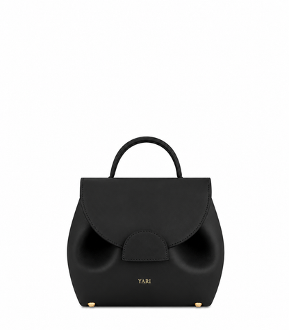 YARI Mini Top-Handle Bag — Noir