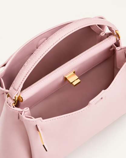 YARI Mini Top-Handle Bag – Blush Pink
