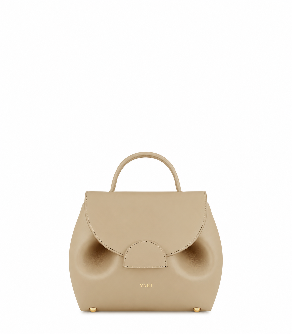 YARI Mini Top-Handle Bag — Sand