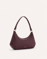 YARI Burgundy Vegan Leather Shoulder Bag