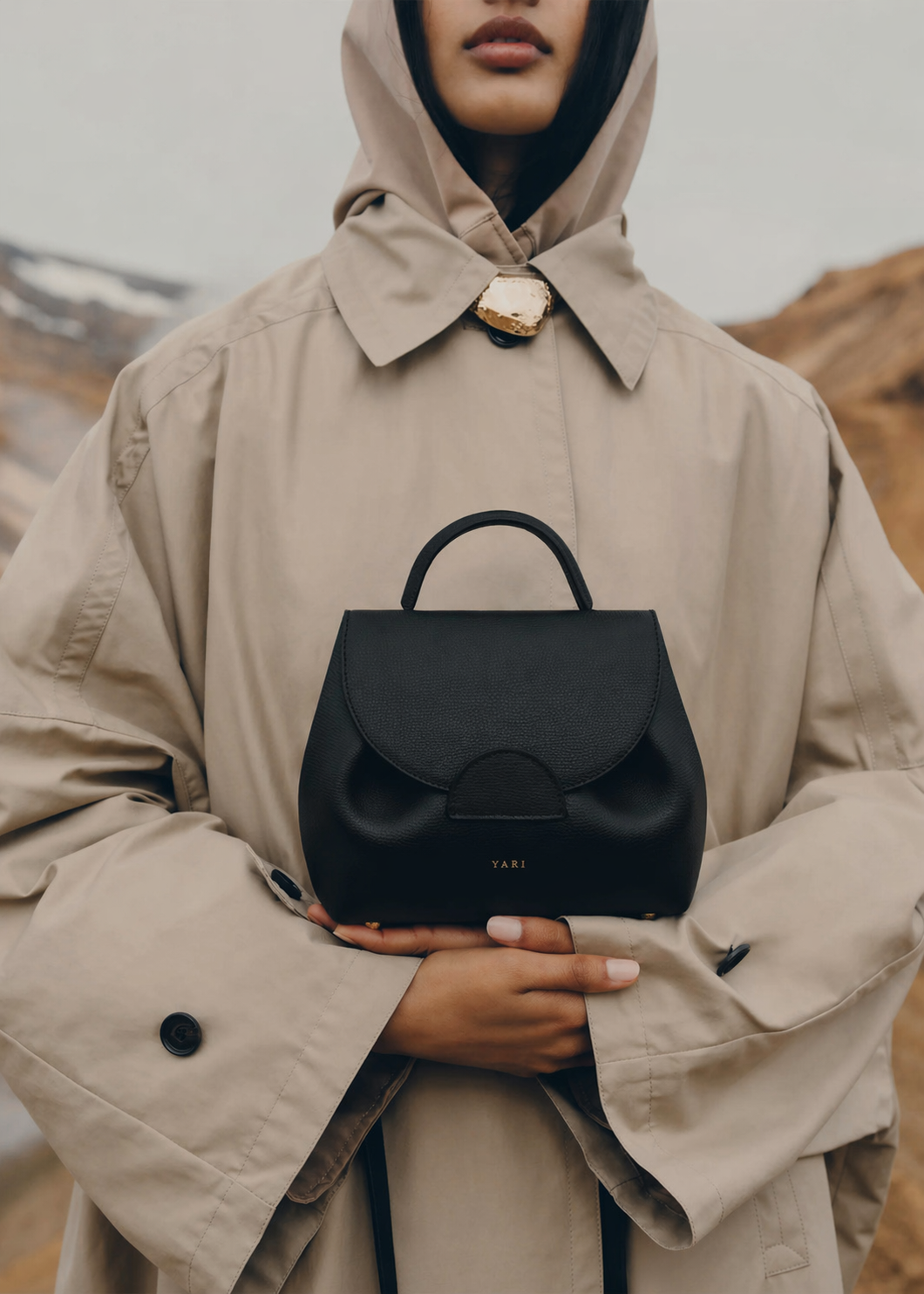 Midnight Luxe Mini Leather Top Handle Crossbody Bag in Black with Structured Silhouette for Elegant Everyday and Travel Style