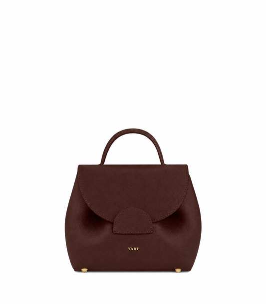 YARI Mini Top-Handle Bag — Espresso