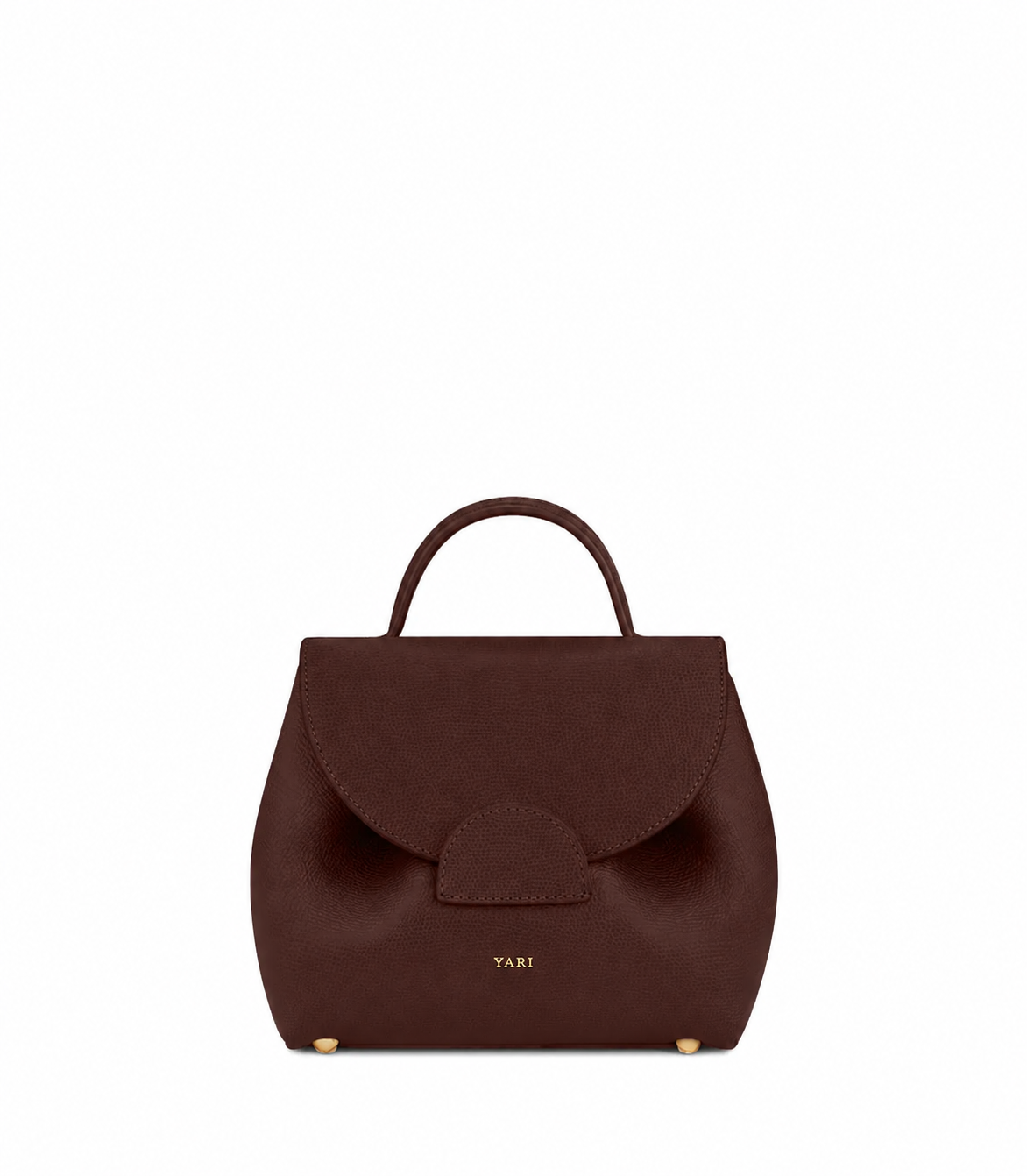 YARI Mini Top-Handle Bag — Espresso