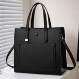 Amara Noir Structured Utility Tote