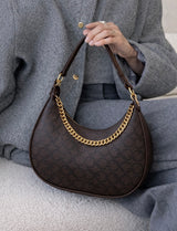 Aurielle Luxe Crescent Shoulder Bag