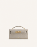 YARI Kelly Boxy Top-Handle Bag – Stone Grey