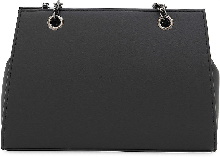 Black Genuine Leather Messenger Bag For Women