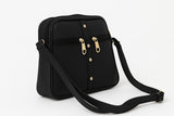 Black Genuine Leather Sling Bag For Women