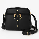 Black Genuine Leather Sling Bag For Women