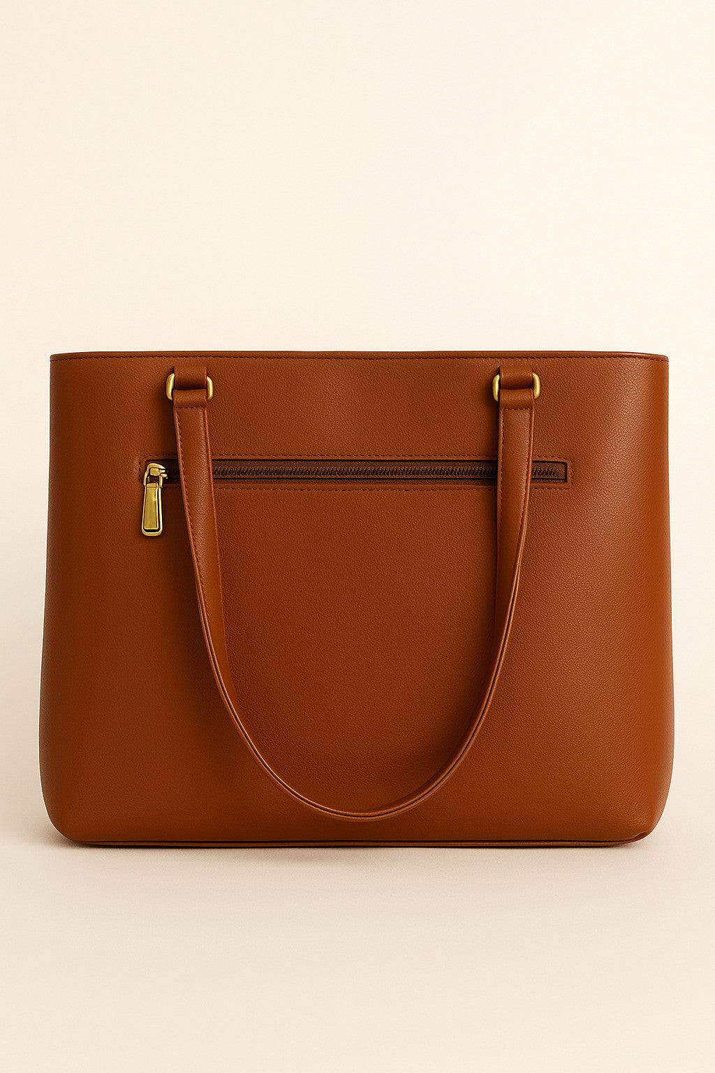 Brown Genuine Leather Tote Bag For Women