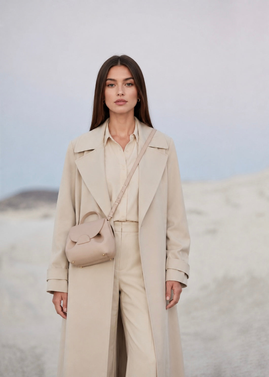 YARI Mini Top-Handle Bag — Blush
