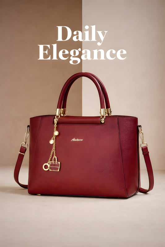 Crimson Grace Luxe Structured Satchel
