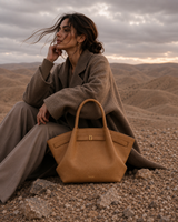 YARI Structured Tote Bag – Camel