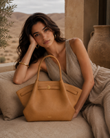 YARI Structured Tote Bag – Camel