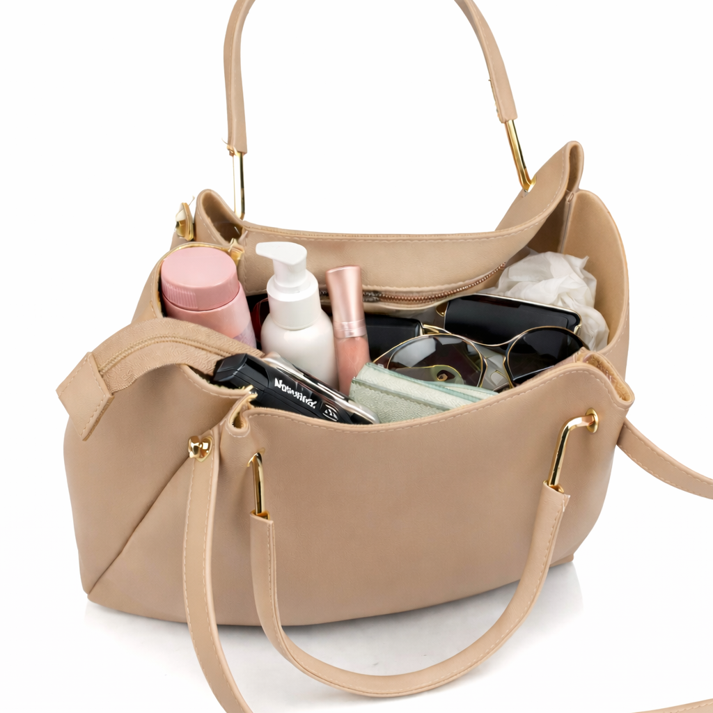 Premium Minimalist Faux Leather Hobo Bag with Dual Shoulder Straps & Spacious Compartment – Elegant Everyday Hobobag for Women   4.6/5 ⭐⭐⭐⭐⭐ (2231 reviews)