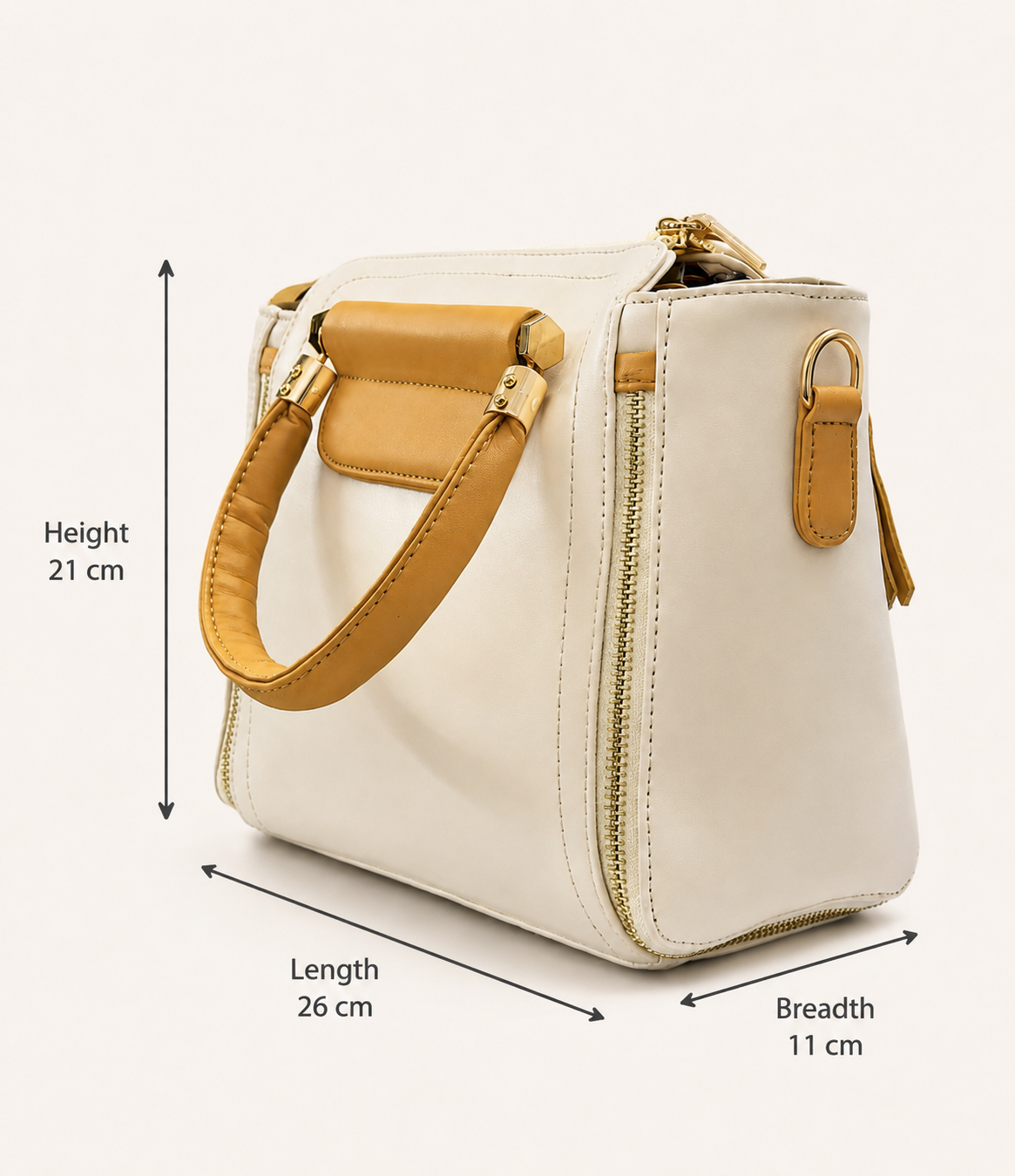 Luxury Designer Tote with Shoulder Strap & Lock Charm            4.7/5 ⭐⭐⭐⭐⭐ (968 reviews)