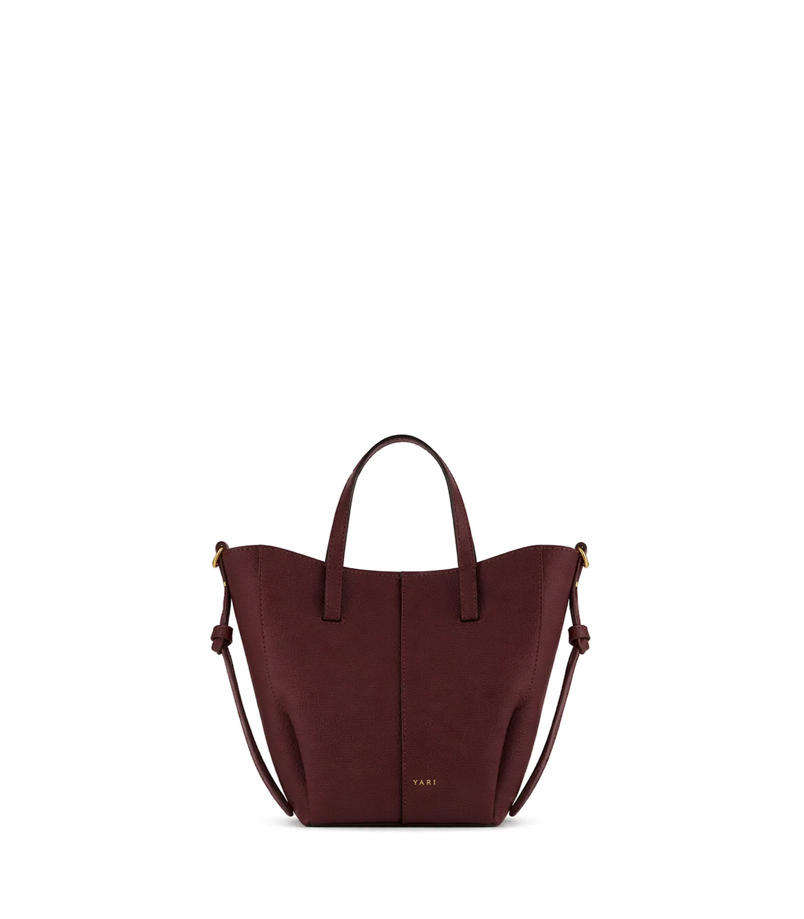 Elegant Structured Mini Shopper Handbag with Top Handles, Adjustable Crossbody Strap, Gold Hardware & Sophisticated Everyday Designer Style