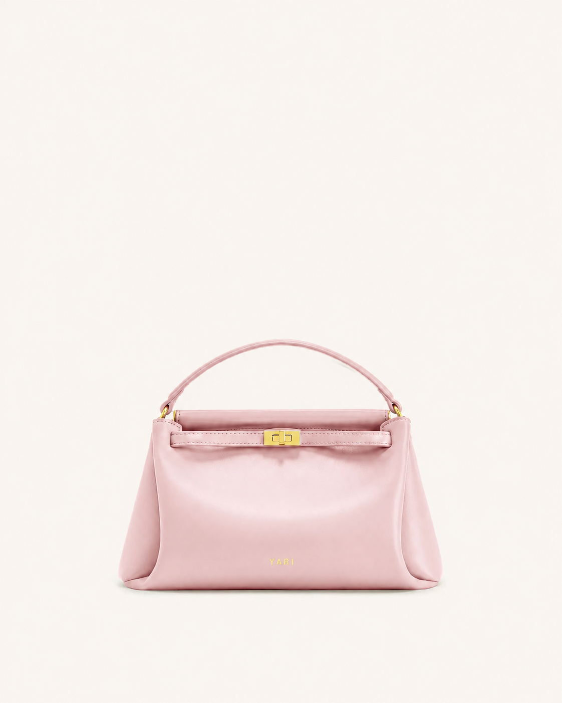 YARI Mini Top-Handle Bag – Blush Pink