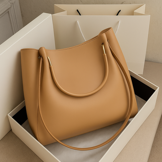 Elegant Faux Leather Hobo Handbag for Women – Premium Shoulder & Hand Carry Bag