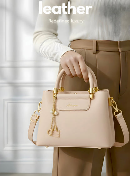 Aurielle Blush Luxe Structured Satchel