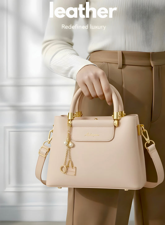 Aurielle Blush Luxe Structured Satchel