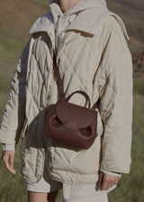 YARI Mini Top-Handle Bag — Espresso