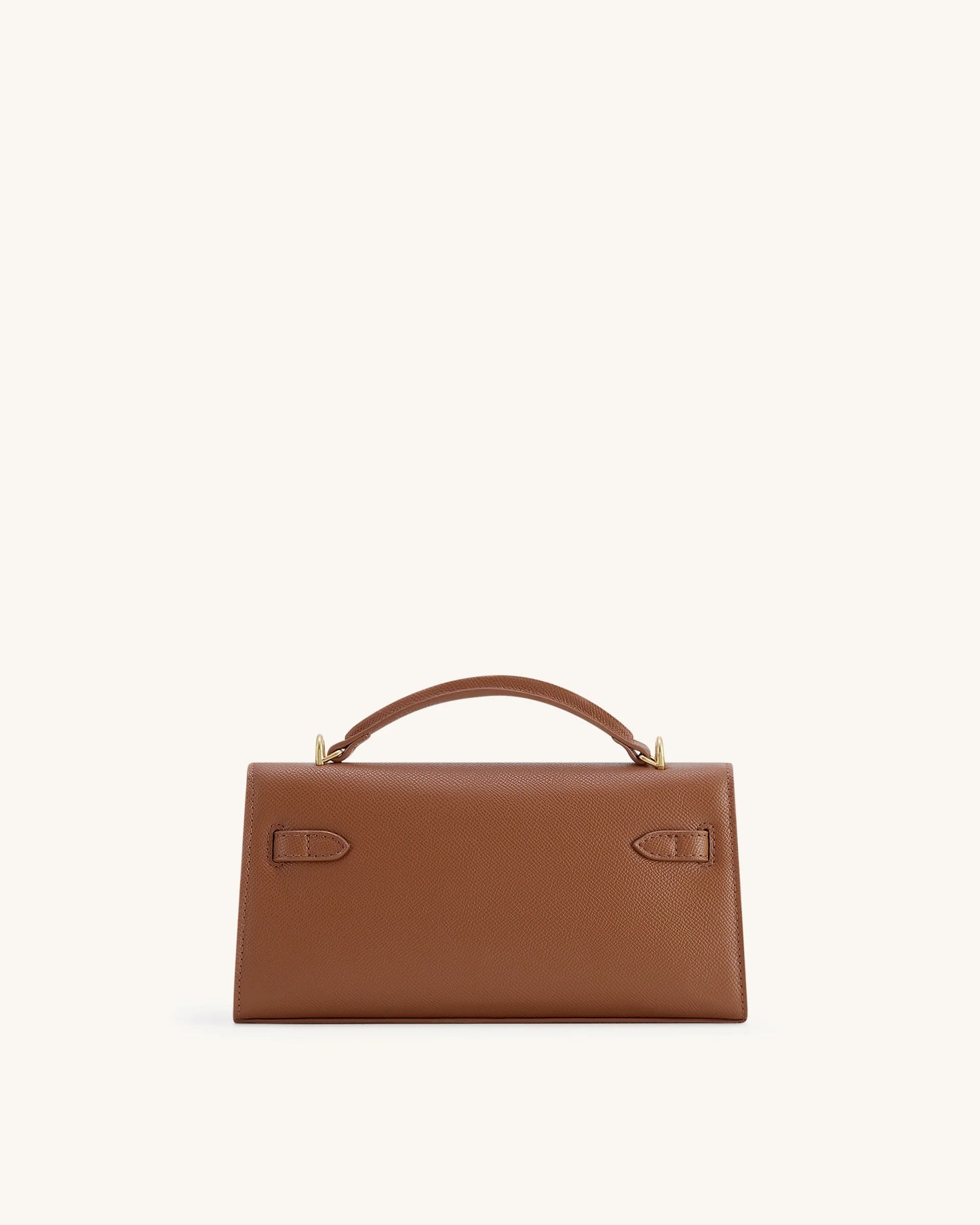 YARI Kelly Boxy Top-Handle Bag – Cognac Tan