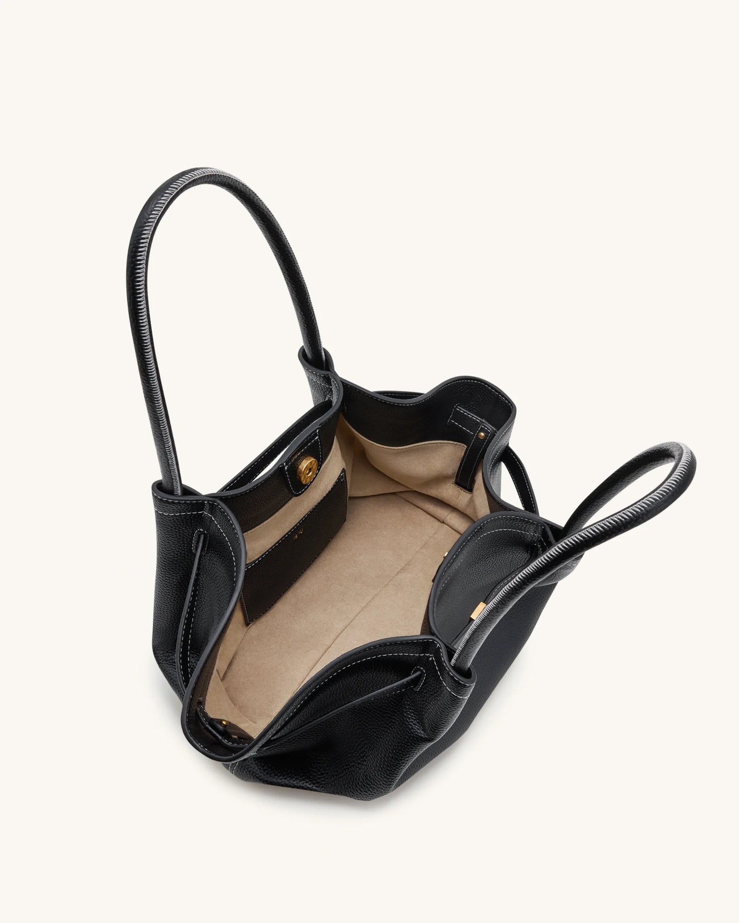 YARI Structured Tote Bag – Noir