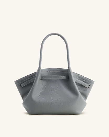 YARI Structured Tote Bag – Slate Grey