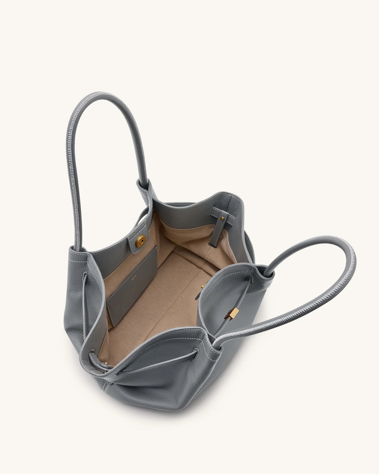 YARI Structured Tote Bag – Slate Grey