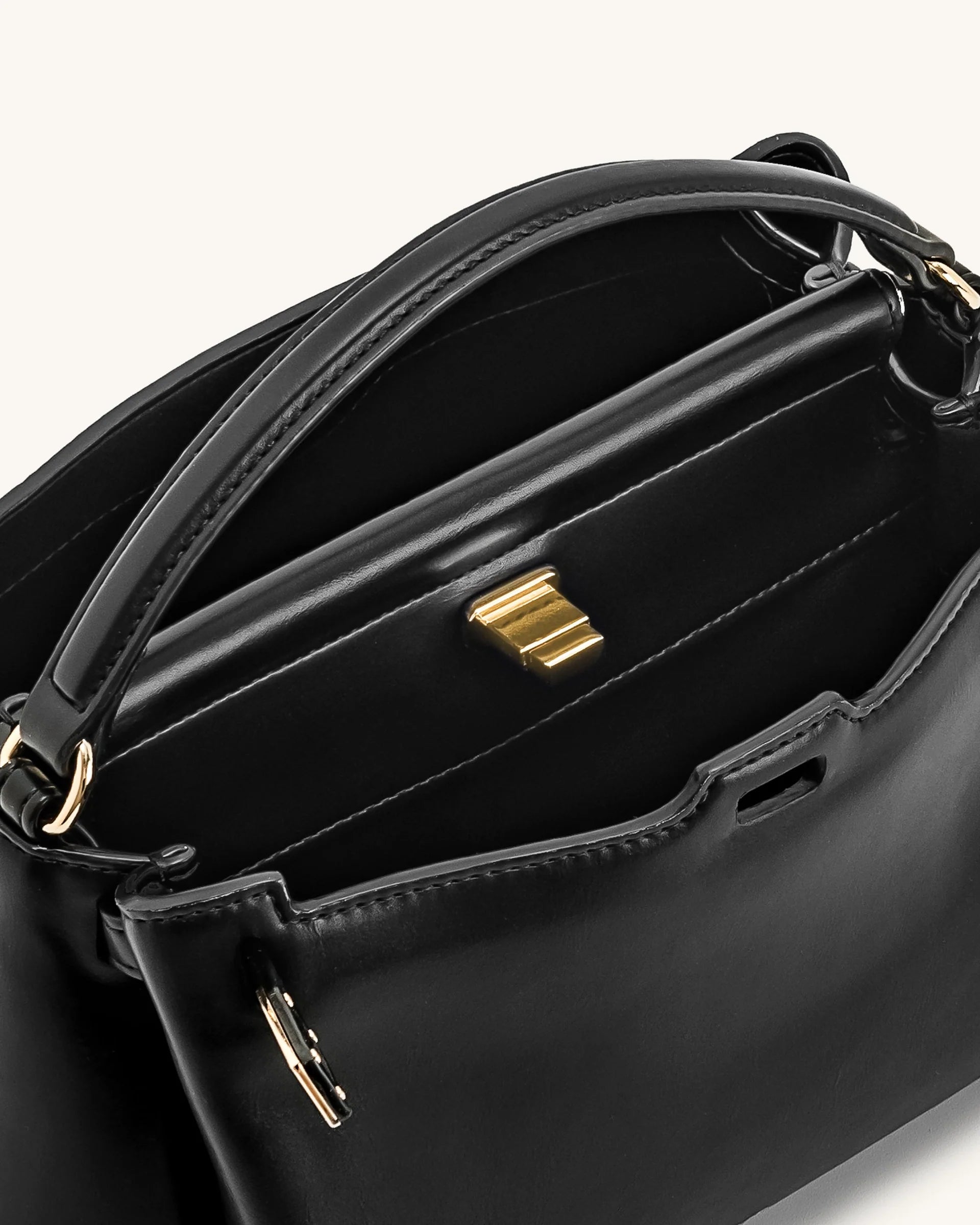 YARI Classic Top-Handle Bag – Black