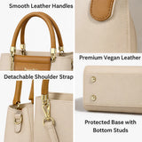 Luxury Designer Tote with Shoulder Strap & Lock Charm            4.7/5 ⭐⭐⭐⭐⭐ (968 reviews)