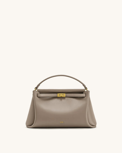 YARI Mini Top-Handle Bag – Taupe