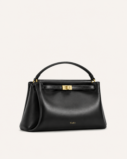 YARI Classic Top-Handle Bag – Black