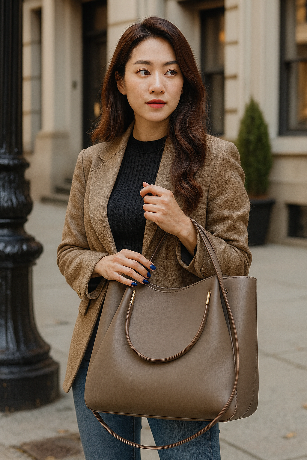 Premium Minimalist Faux Leather Hobo Bag with Dual Shoulder Straps & Spacious Compartment – Elegant Everyday Hobobag for Women   4.6/5 ⭐⭐⭐⭐⭐ (2231 reviews)