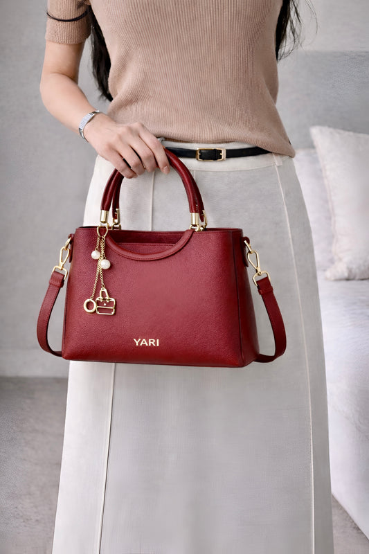 YARI Ruby Luxe Top Handle Satchel