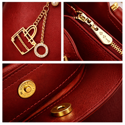 YARI Luxe Charm Structured Handbag